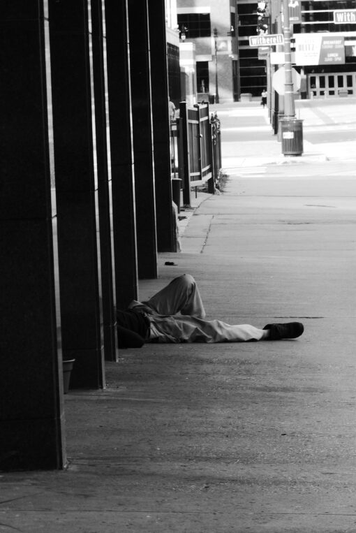 chris charron buildings don't have legs, but people do