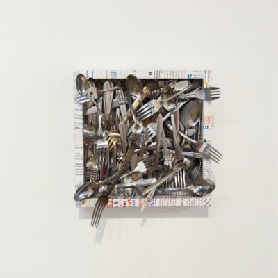 jeff schofield recycled silverware [sold]
