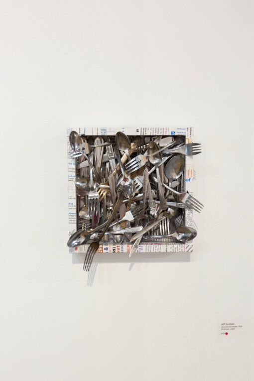 jeff schofield recycled silverware [sold]