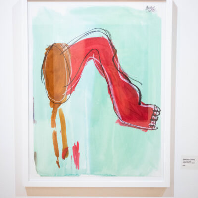 julieann dombrowski untitled (gold over pink and purple)