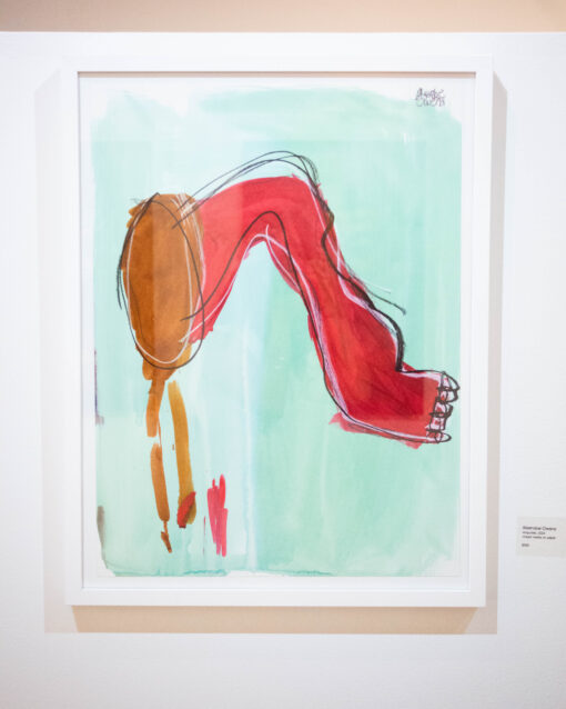julieann dombrowski untitled (gold over pink and purple)