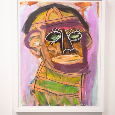 julieann dombrowski untitled (gold over pink and purple)