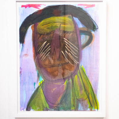 julieann dombrowski untitled (gold over pink and purple)