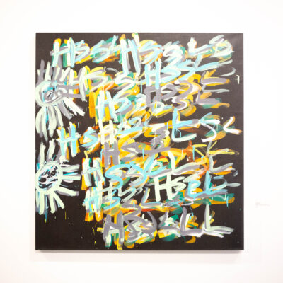 julieann dombrowski untitled (gold over pink and purple)