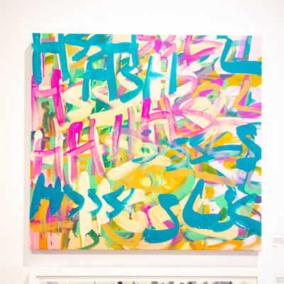 julieann dombrowski untitled (gold over pink and purple)
