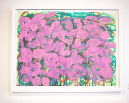 julieann dombrowski untitled (gold over pink and purple)