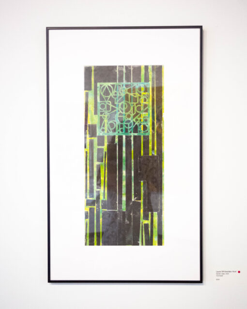 julieann dombrowski untitled (gold over pink and purple)