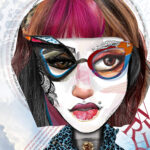 I sought to convey the power, allure, and risks of Artificial Intelligence (AI). "The Scholar v2.0" absorbs and shares knowledge. It appears seemingly human yet composed of bits and pieces. It captivates viewers with its mesmerizing power, exerts a compelling force, and has the potential to intensify biases, highlighting the urgent need for regulations.